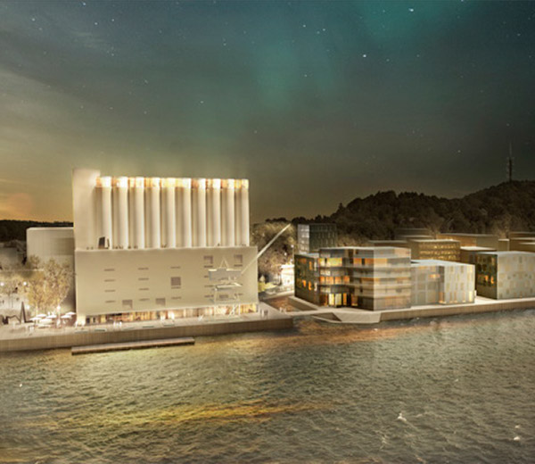 AKO Kunststiftelse (rendering of the Kunstsilo)